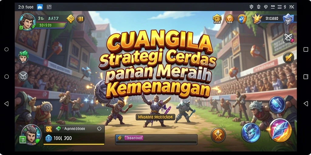 Tampilan gameplay CUANGILA yang menegangkan dengan berbagai strategi.