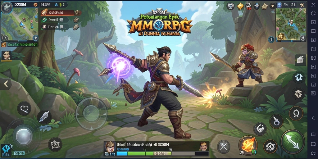 Tampilan menarik dari gameplay <strong>D200M</strong> yang mengasyikkan.