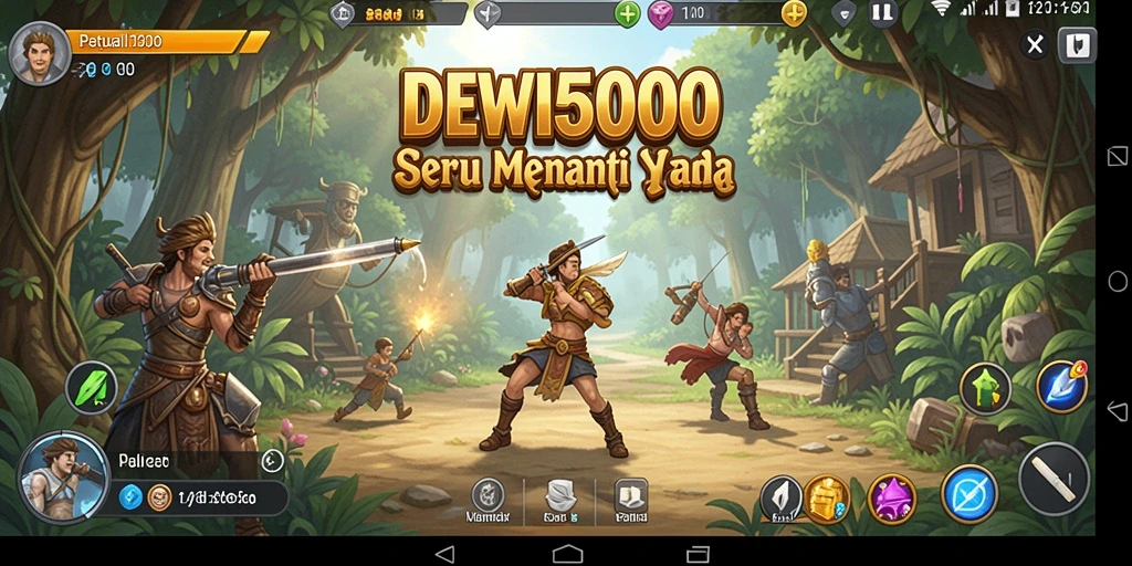 Tampilan gameplay DEWI5000 yang menegangkan dan penuh tantangan.