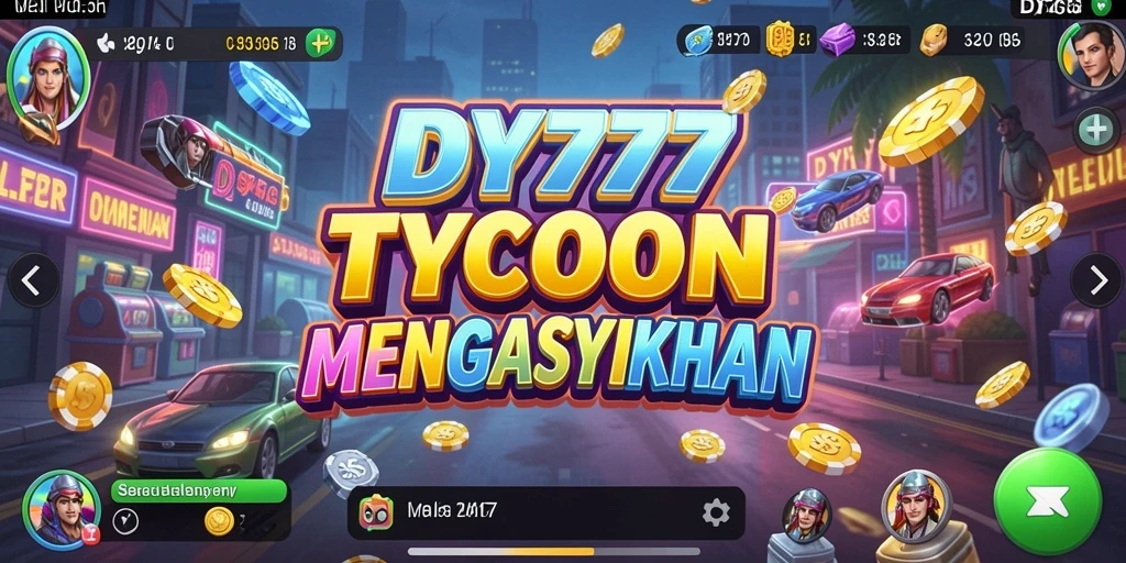 Screenshot gameplay DY777 menampilkan dinamika bisnis yang seru.