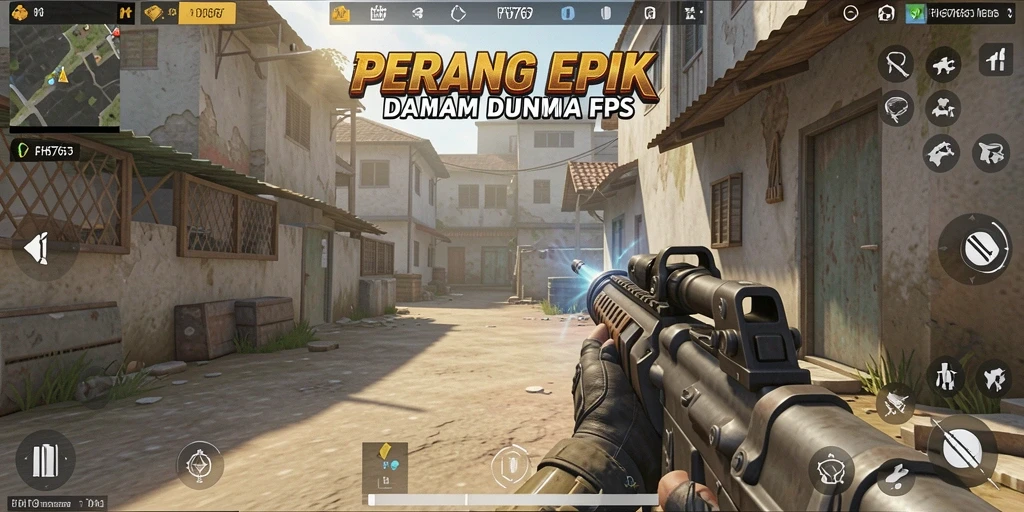 Screenshot utama FH6767 yang menunjukkan aksi tembak-menembak yang mendebarkan.