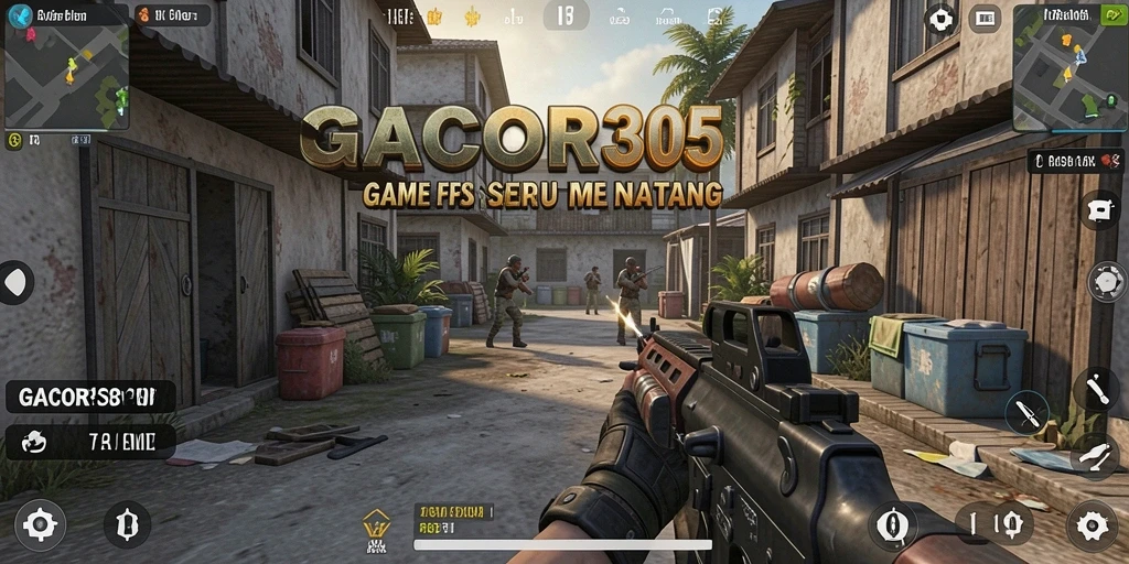Tampilan screenshot GACOR305 menampilkan aksi seru FPS.