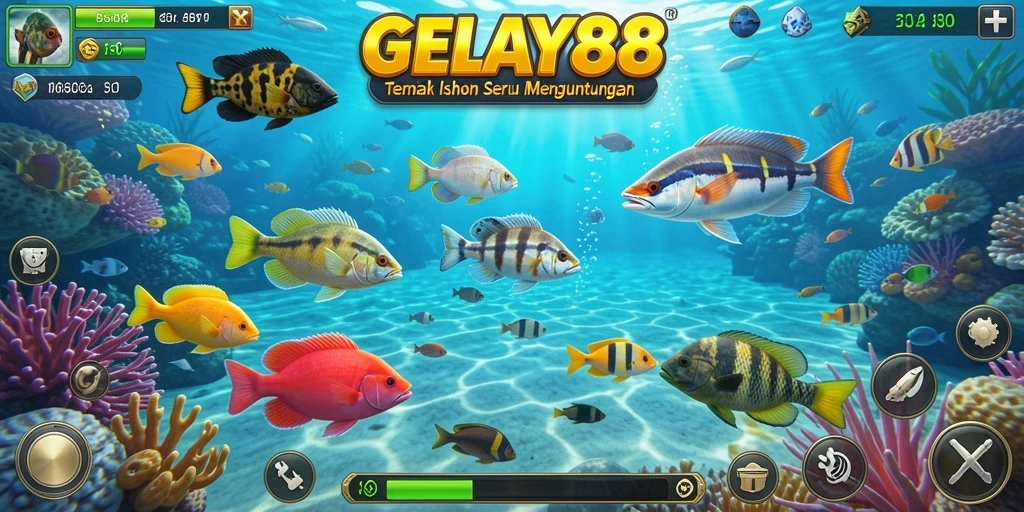 Screenshot GELAY88 yang menampilkan aksi memikat dalam Tembak Ikan.