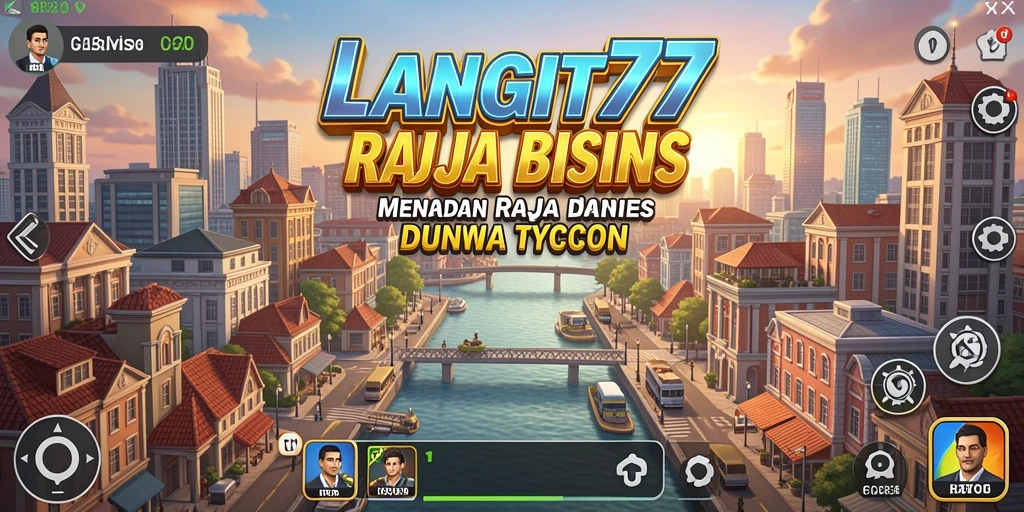 Tampilan gameplay LANGIT77 yang menarik dan penuh strategi Tycoon.
