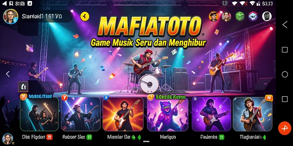 Tampilan gameplay seru MAFIATOTO yang penuh warna dan interaktif.