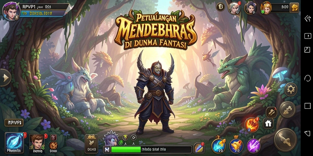 Tampilan gameplay RPVIP1 yang penuh aksi dan petualangan.