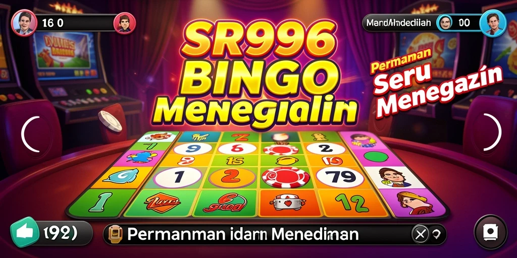Tampilan gameplay Bingo yang menarik dan seru di SR996.