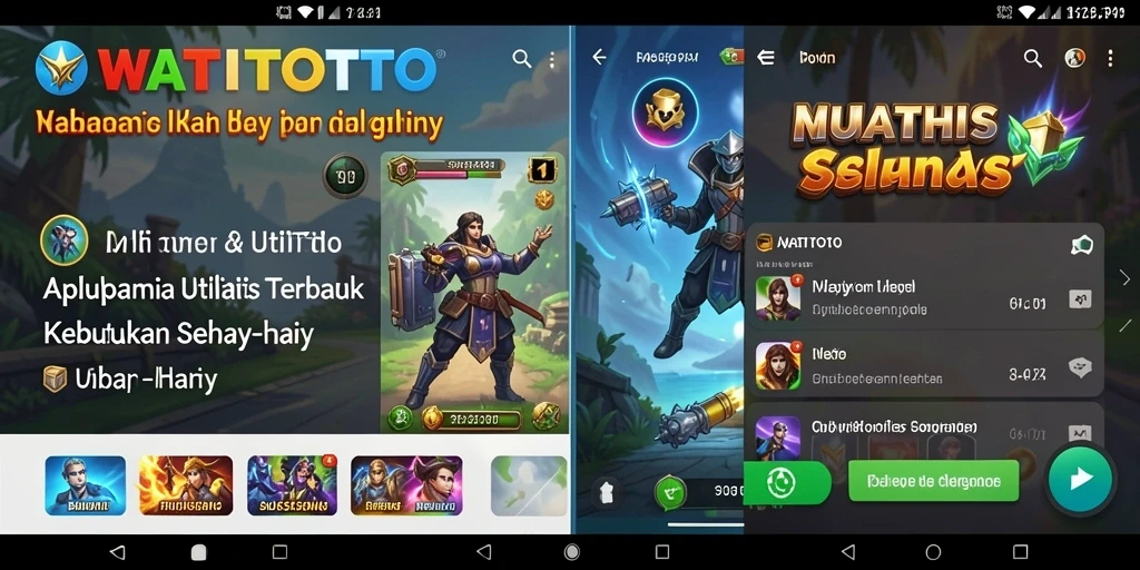 Tampilan antarmuka WATITOTO yang user-friendly dan inovatif.